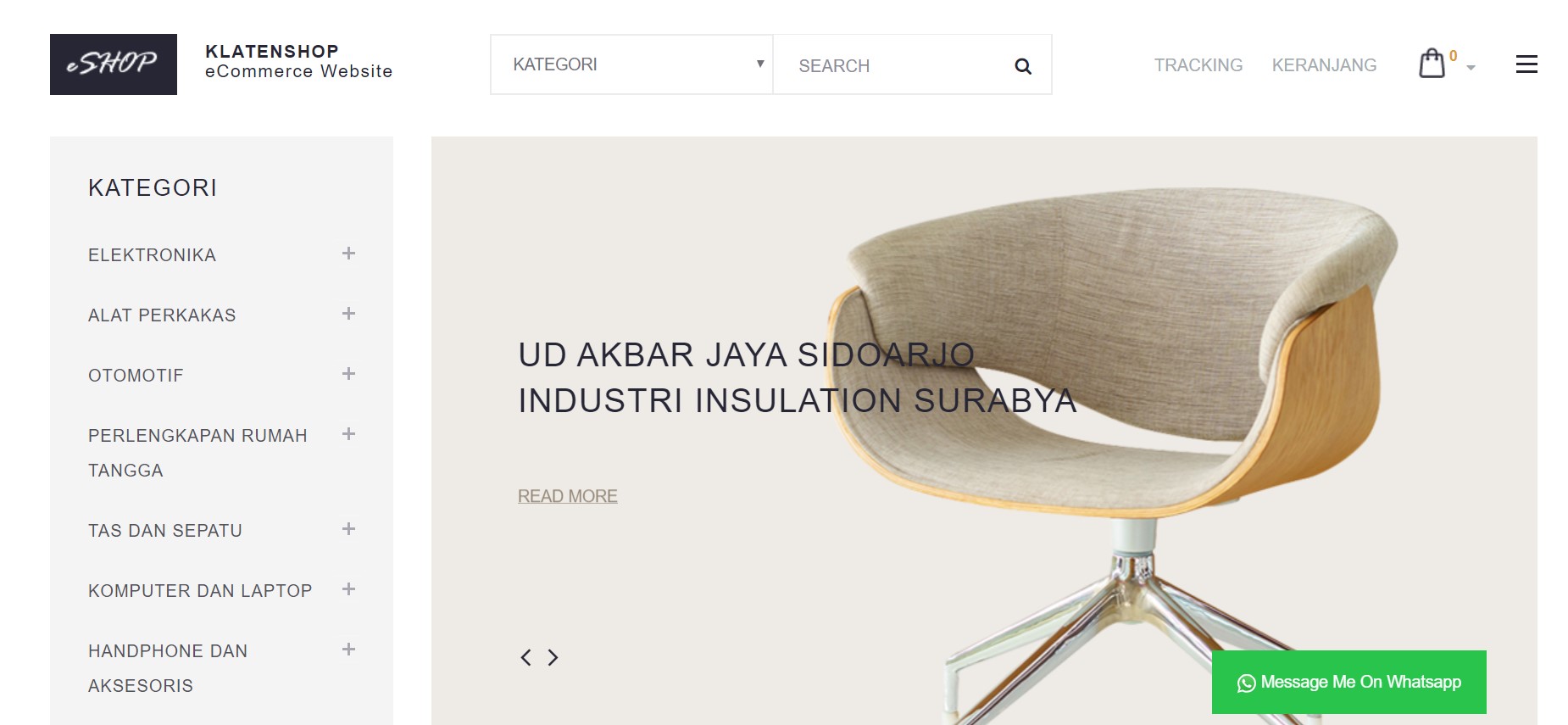 Produk toko online